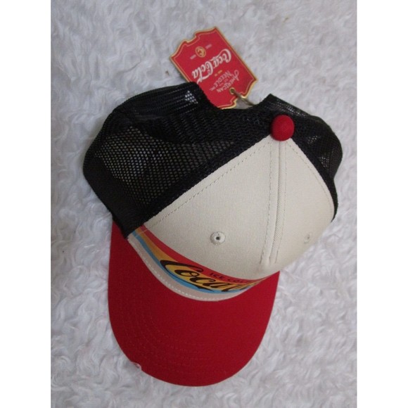 American Needle Vintage lk NWT COCA-COLA Mesh Trucker adjustable Hat Cap Snapack - Picture 12 of 15